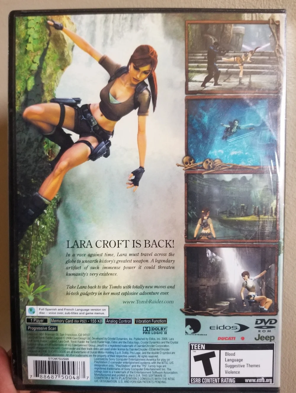 Sony PlayStation 2 Laura Craft Tomb Raider: Legend - New/Sealed